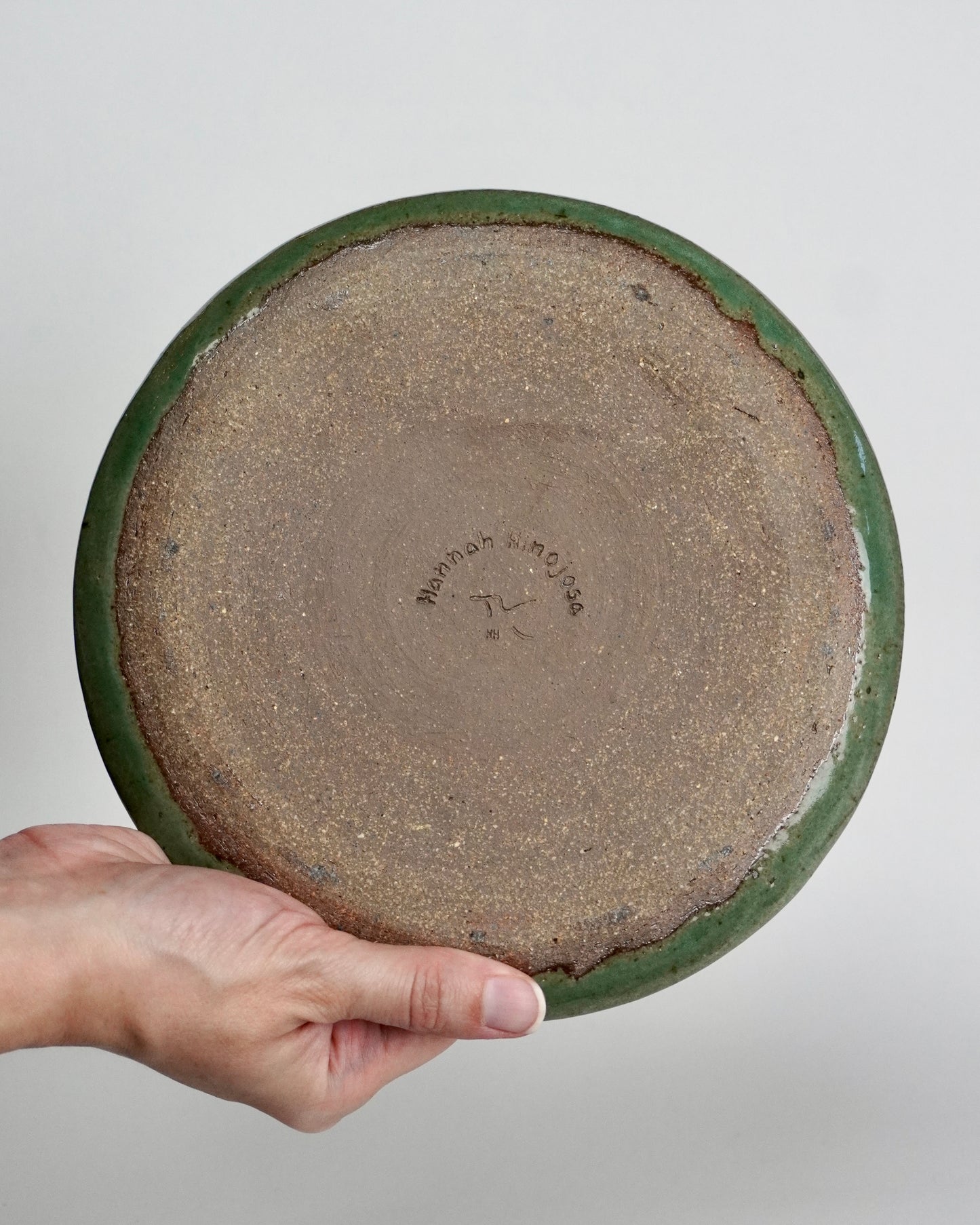 Green Leaf Lunch Plate