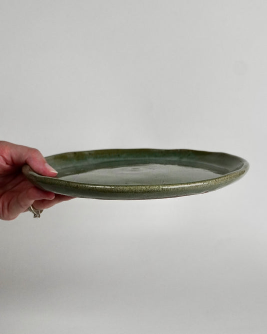Green Leaf Lunch Plate
