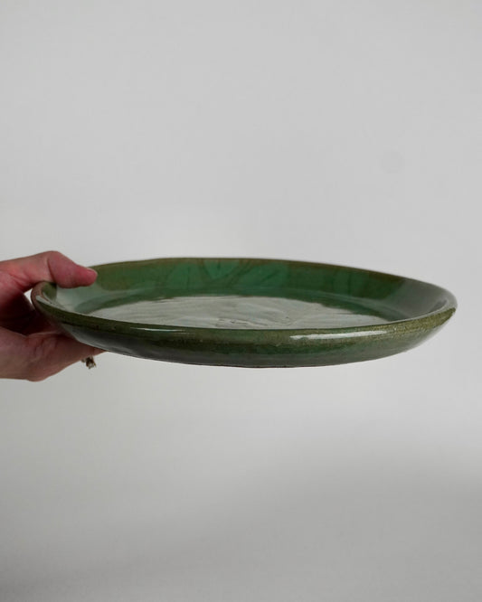 Green Leaf Dinner Plate