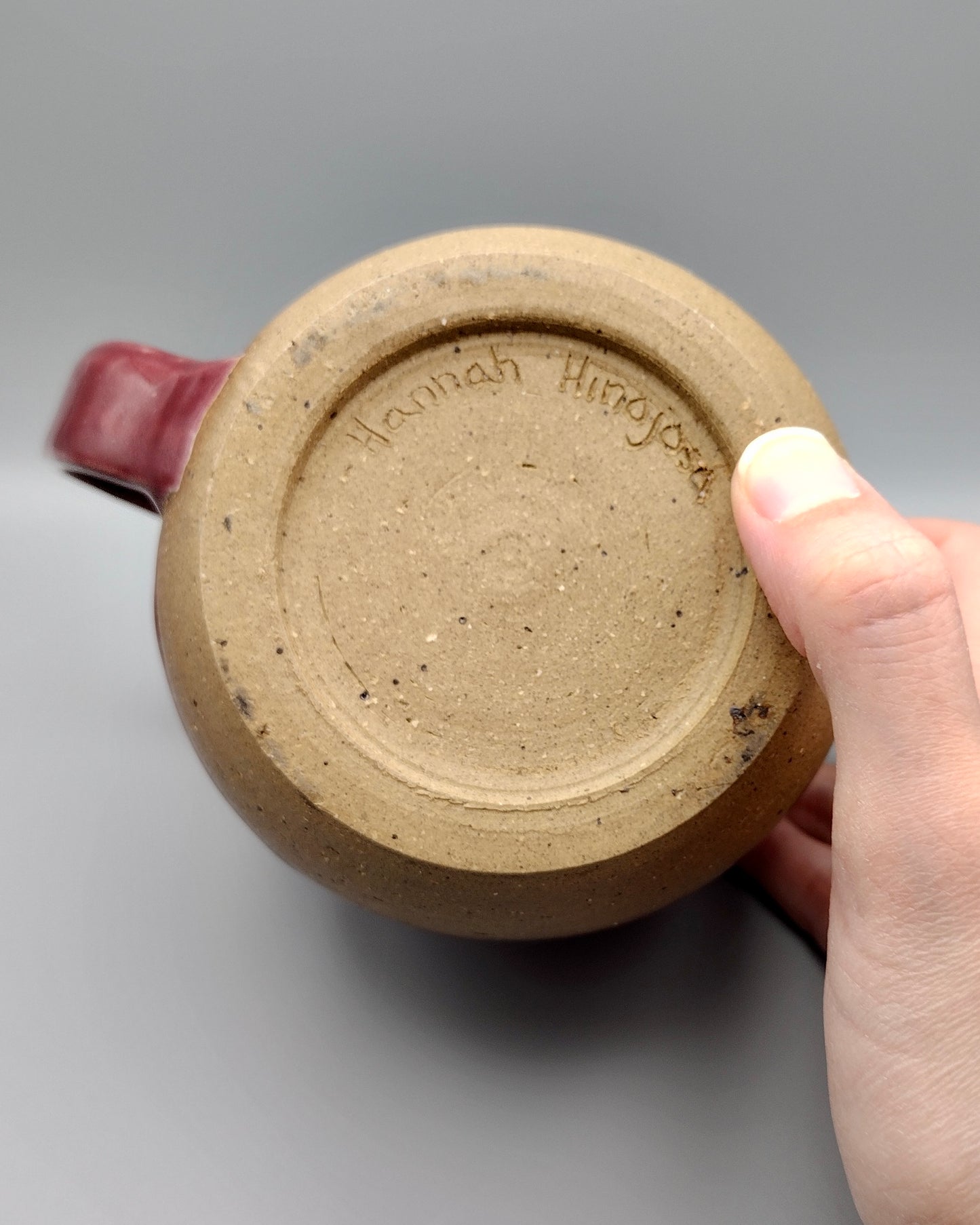 Burgundy Dewdrop Mug