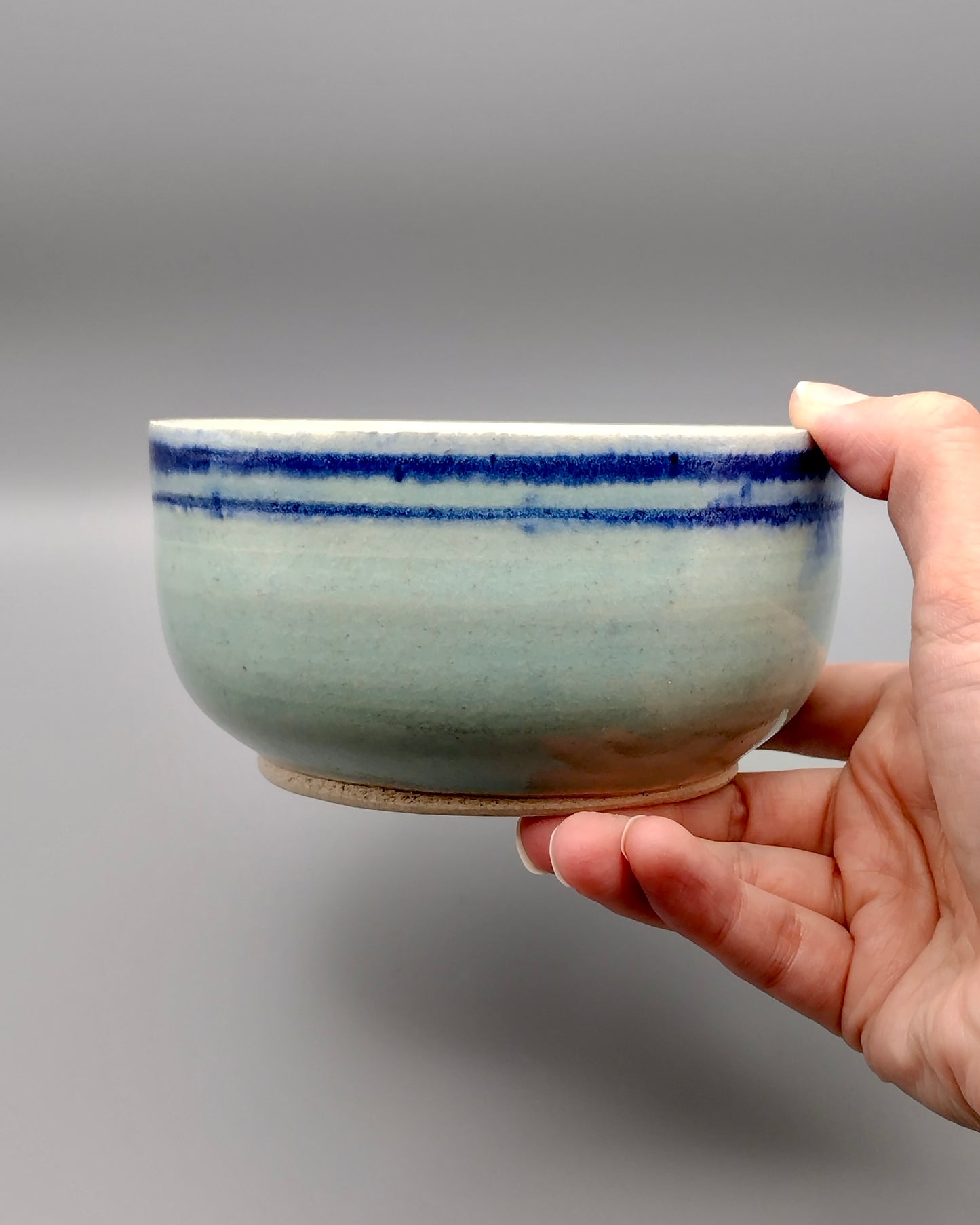 Blurred Lines Bowl and Saucer