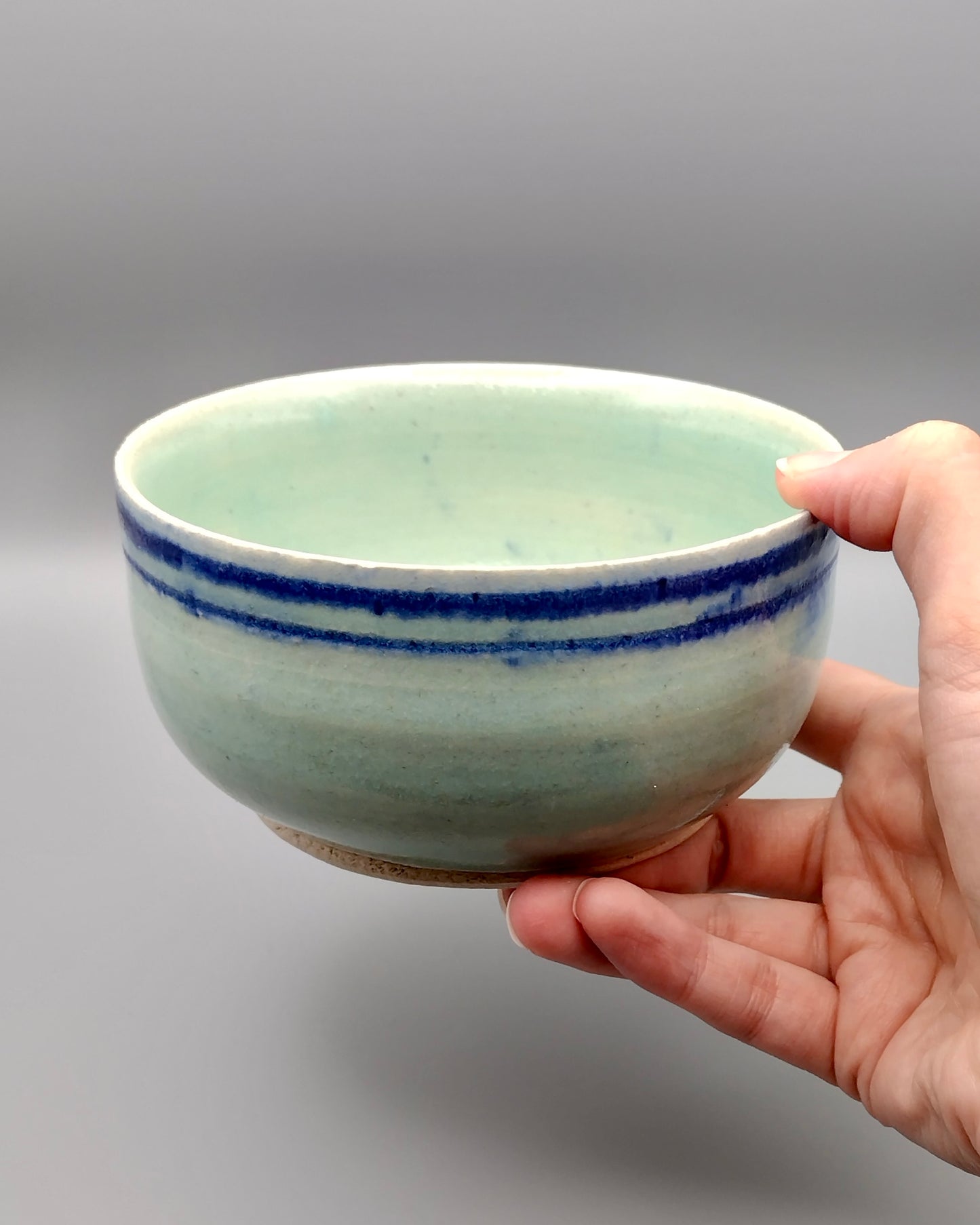 Blurred Lines Bowl and Saucer