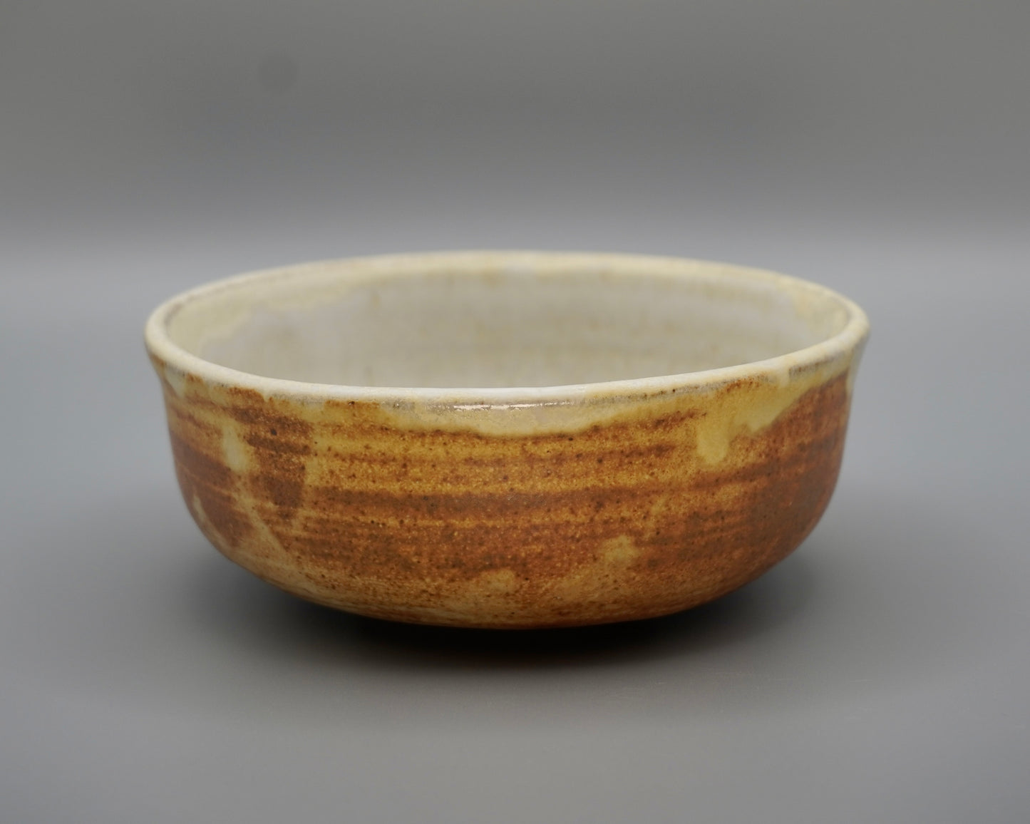 White and Wicker Bowl