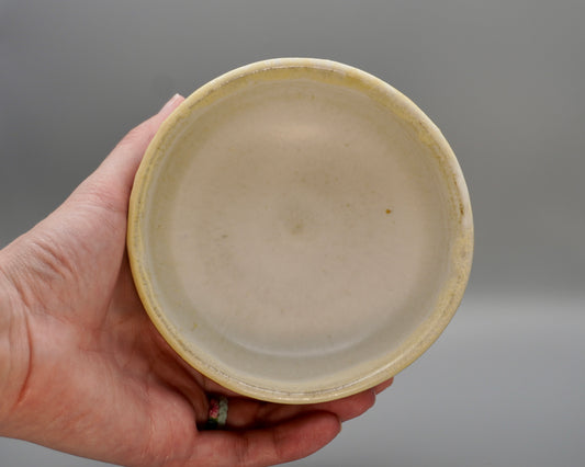 White and Wicker Bowl