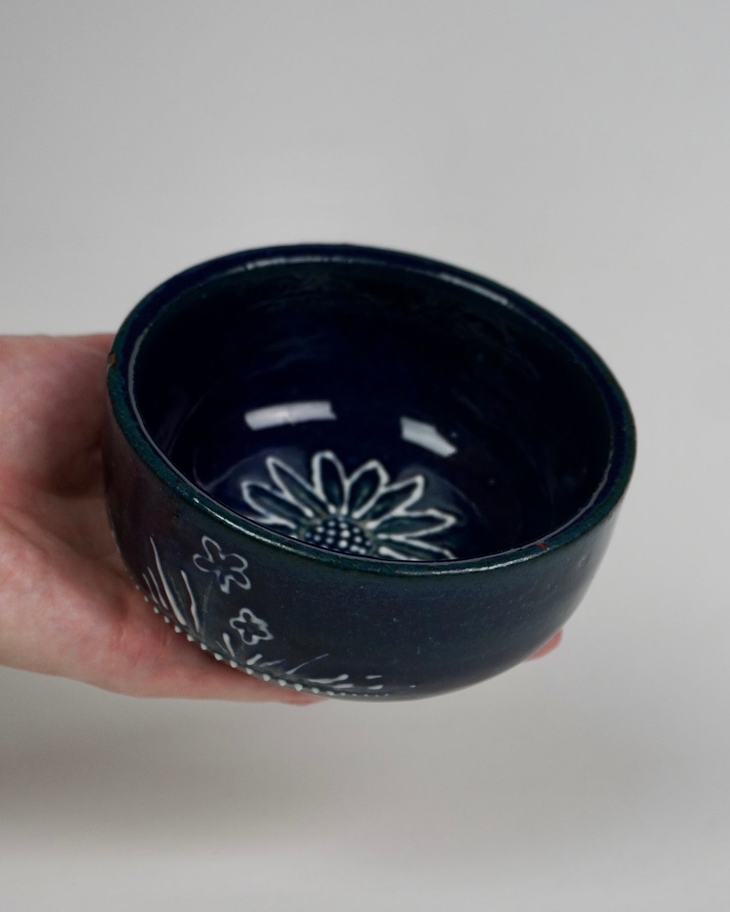 Blue Daisy Bowl