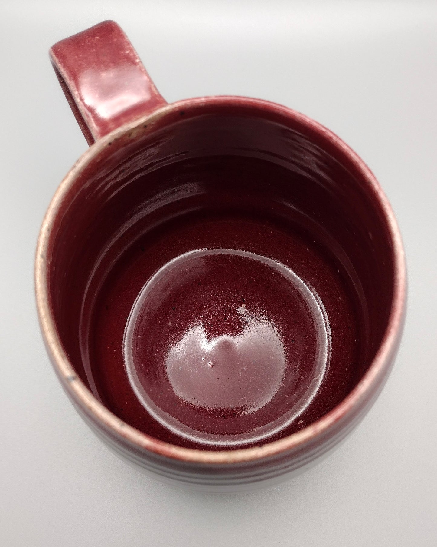 Burgundy Dewdrop Mug