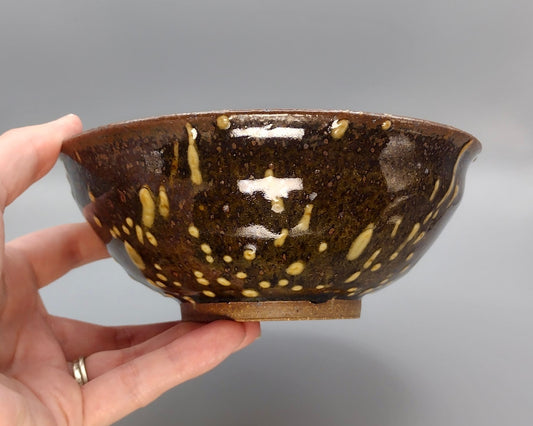 Amber Speckled Matcha Tea Bowl/Cup