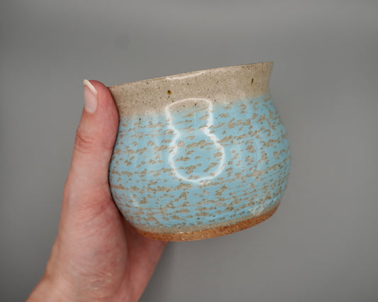 Blue Lace Vase